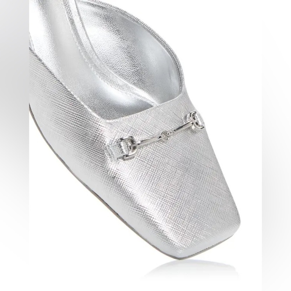 Sam Edelman Ollie Silver Metallic Mules – Size 8 – NIB - Picture 13 of 13